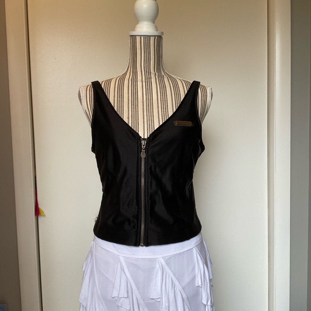 Vintage Harley Davidson Zip Tank Top M